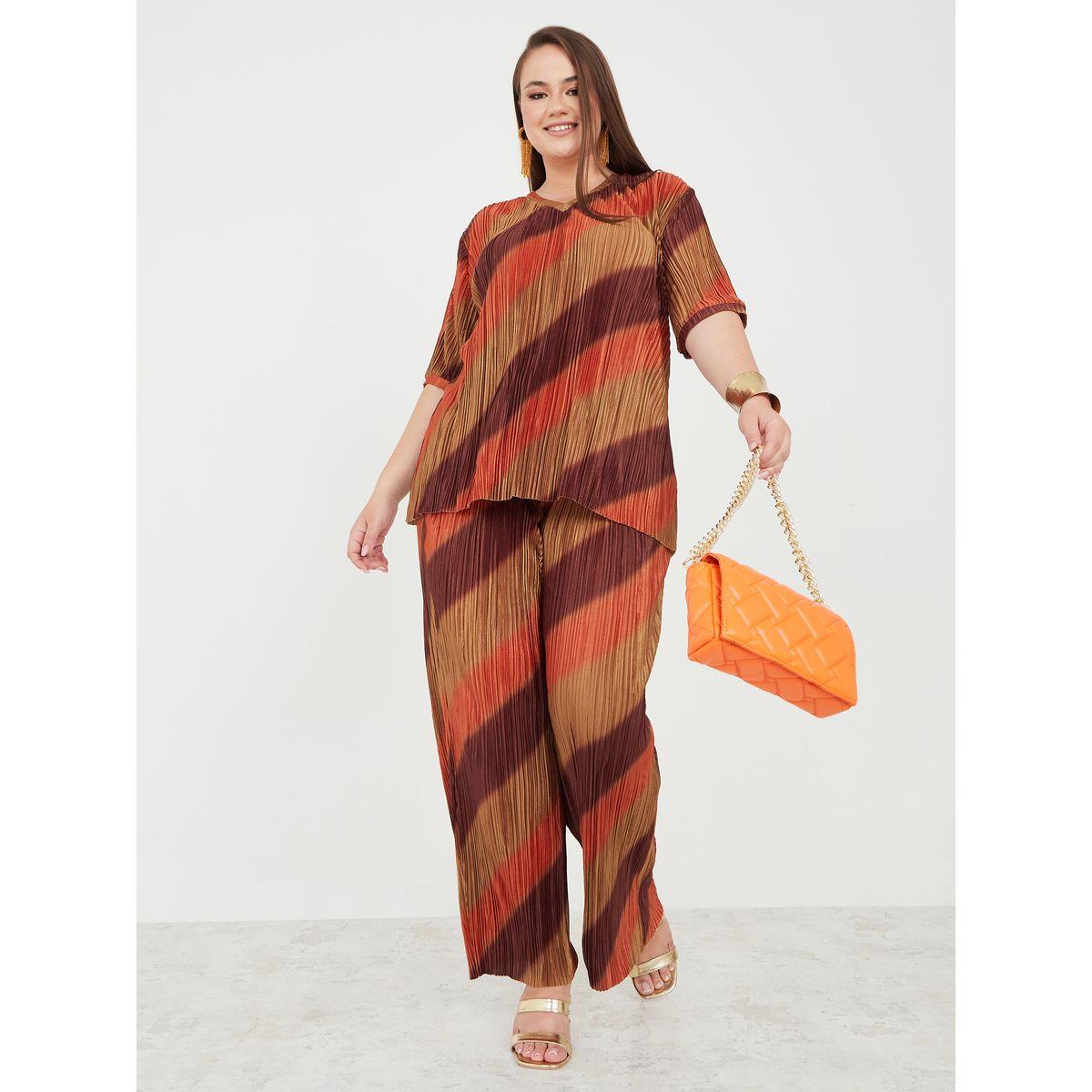 بنطال واسع بنمط كتل الالوان-women-clothing-bottoms-trousers-image-2