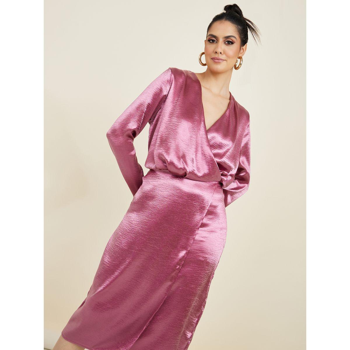 فستان ميدي بنمط لف-women-clothing-dresses-image-2