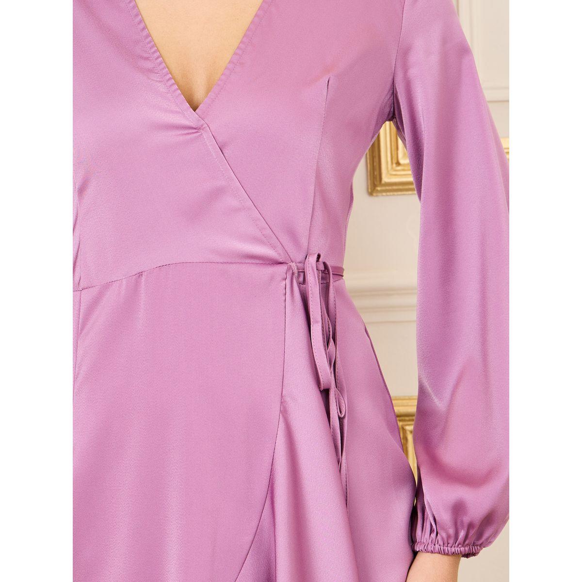 Styli Satin Frill Hem Wrap Maxi Dress-women-clothing-dresses-image-3