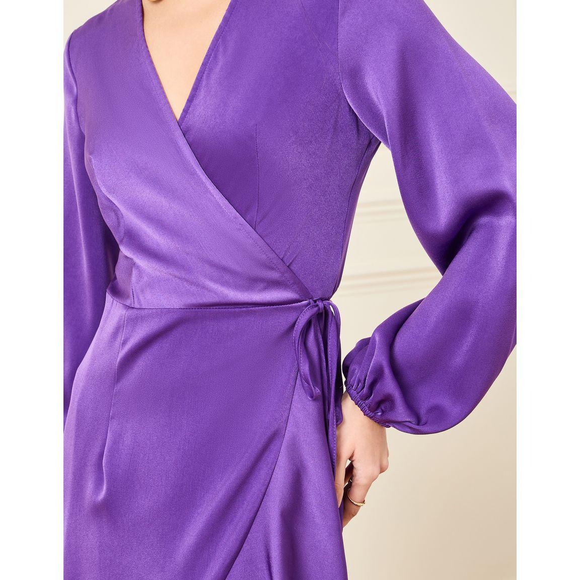 Styli Satin Frill Hem Wrap Maxi Dress-women-clothing-dresses-image-4