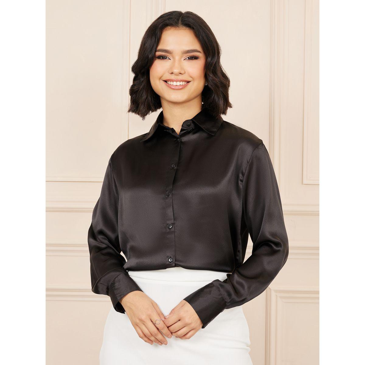 Styli Satin Relaxed Fit Longline Shirt-women-clothing-shirtsandblouses-shirts-image-1