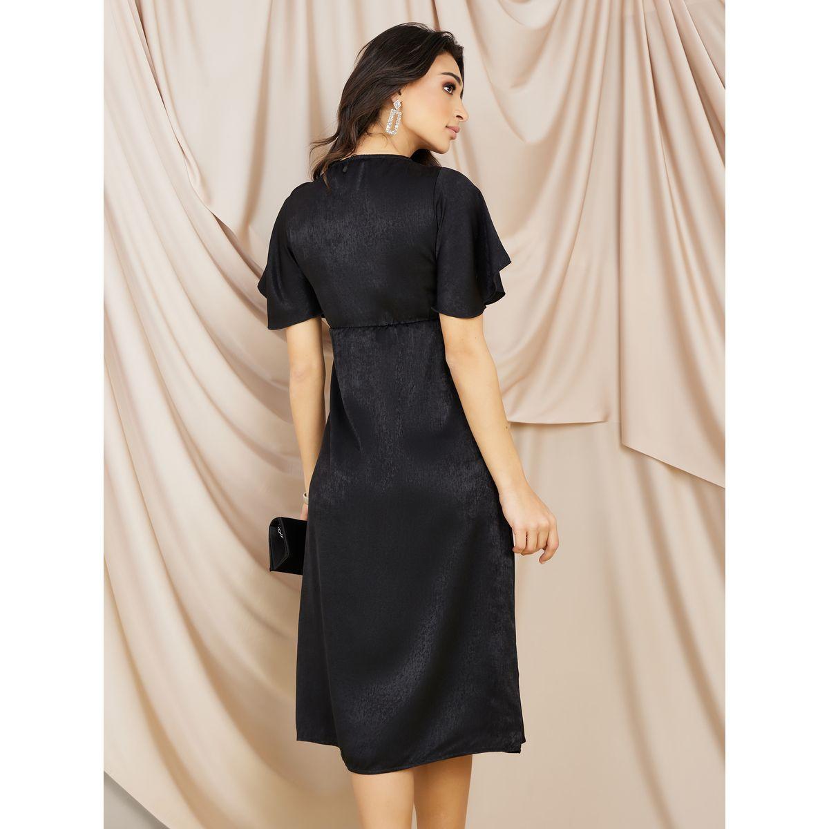 Styli Buckle Embellished A-Line Midi Dress-women-clothing-dresses-image-4