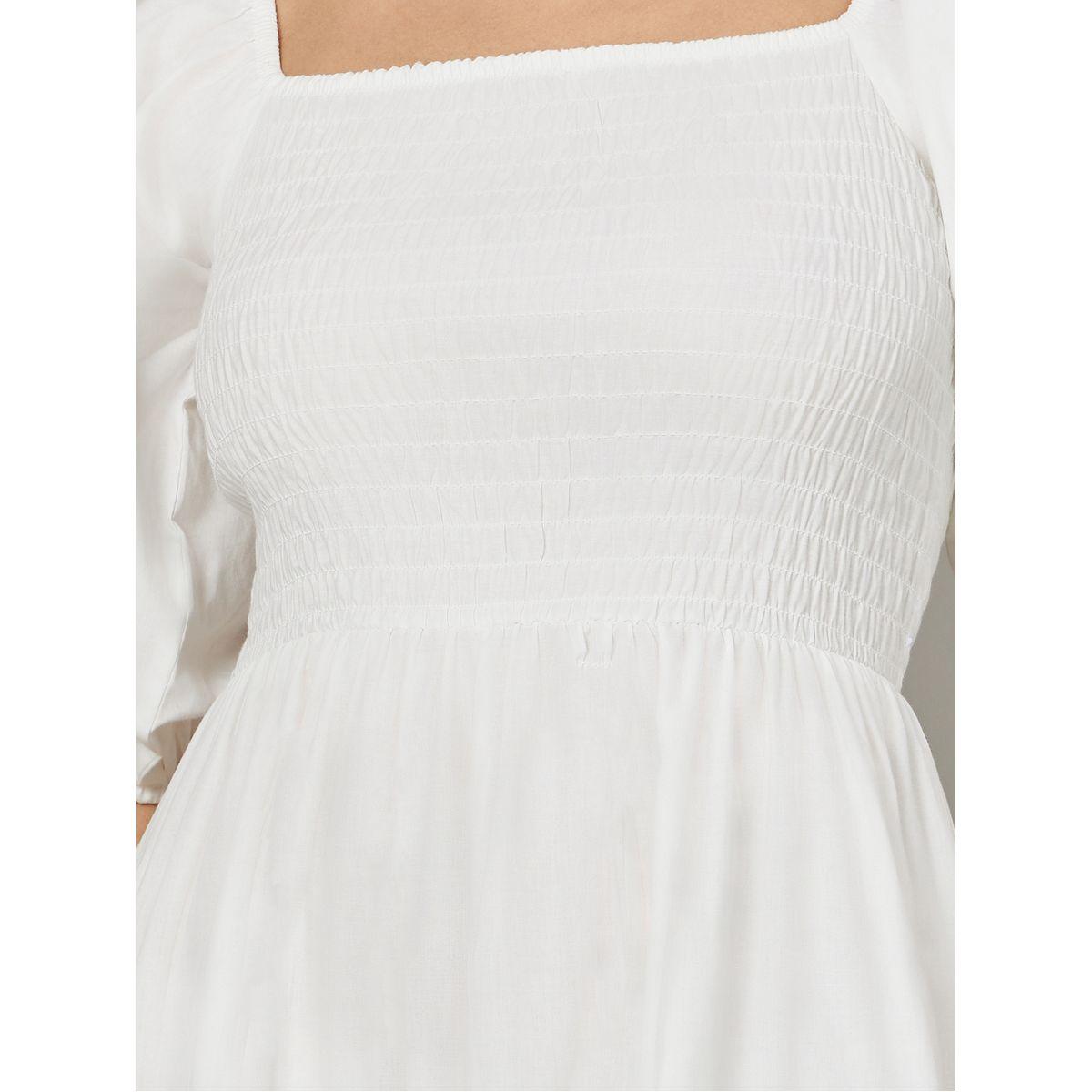 Styli Puff Sleeves Smocked Tiered Midi Dress-women-clothing-dresses-image-3