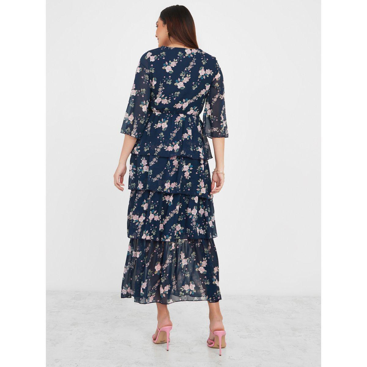 Styli Floral Print Tiered Maxi Dress-women-clothing-dresses-image-4