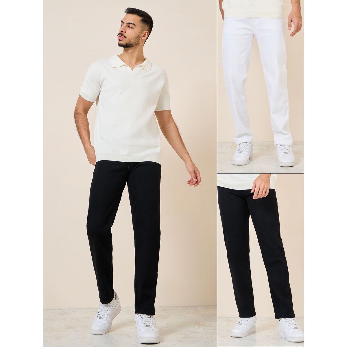 Styli Pack of 2 - Stretch Regular Fit Jeans-men-clothing-bottoms-jeans-image-1