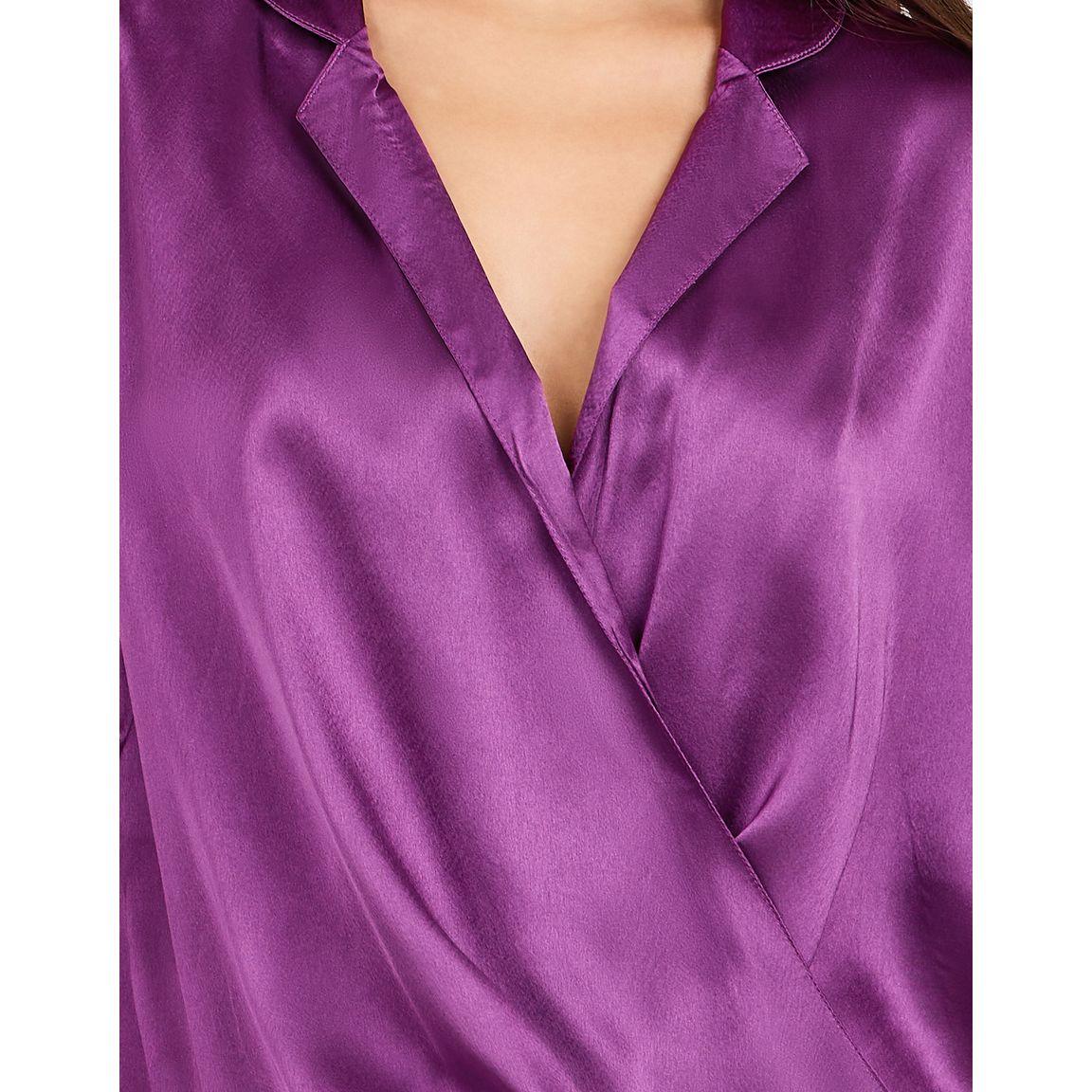 Styli Satin Notch Collar High Low Hem Top-women-clothing-shirtsandblouses-blouses-image-3
