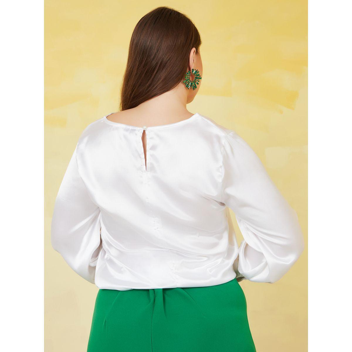 Styli Plus High Neck Satin Wrap Blouse-women-clothing-shirtsandblouses-blouses-image-5