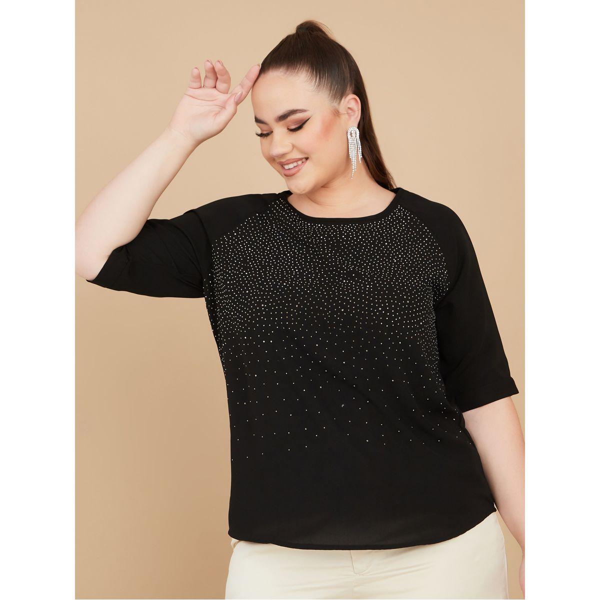 Styli Plus Embellished Raglan Sleeves Top-women-clothing-plussize-shirtsandblouses-blouses-image-3