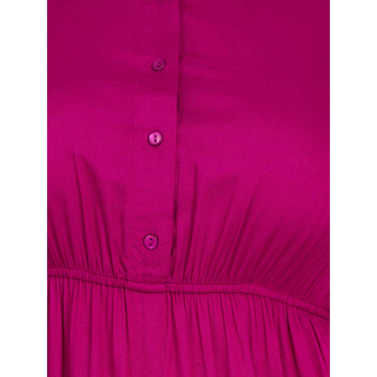 Styli Plus High Neck Button Detail Tiered Maxi Dress-women-clothing-dresses-image-3