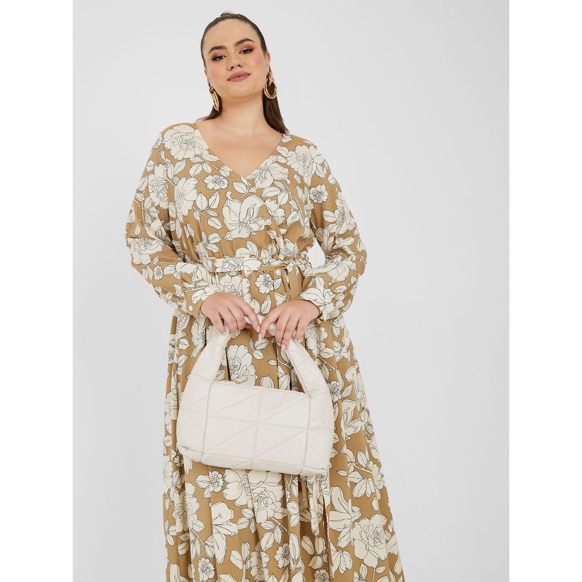 Styli Plus Long Sleeves Floral Print A-Line Maxi Dress-women-clothing-dresses-image-2