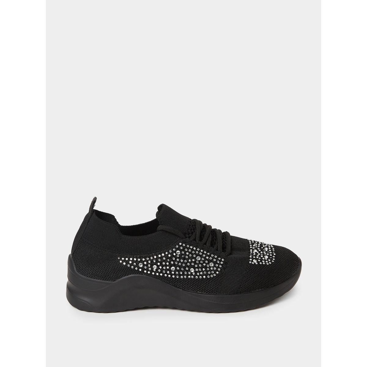 Styli Rhinestone Embellished Sneakers-women-shoes-sneakers-image-2