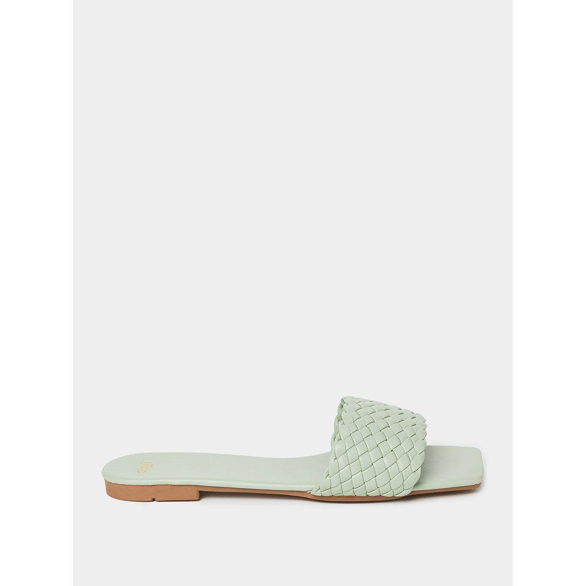 صندل فلات بسير مضفر-women-shoes-sandals-flats-image-6