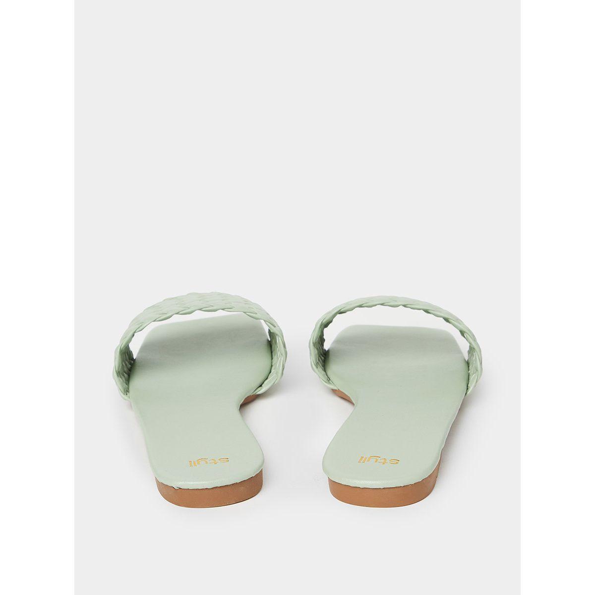 صندل فلات بسير مضفر-women-shoes-sandals-flats-image-4