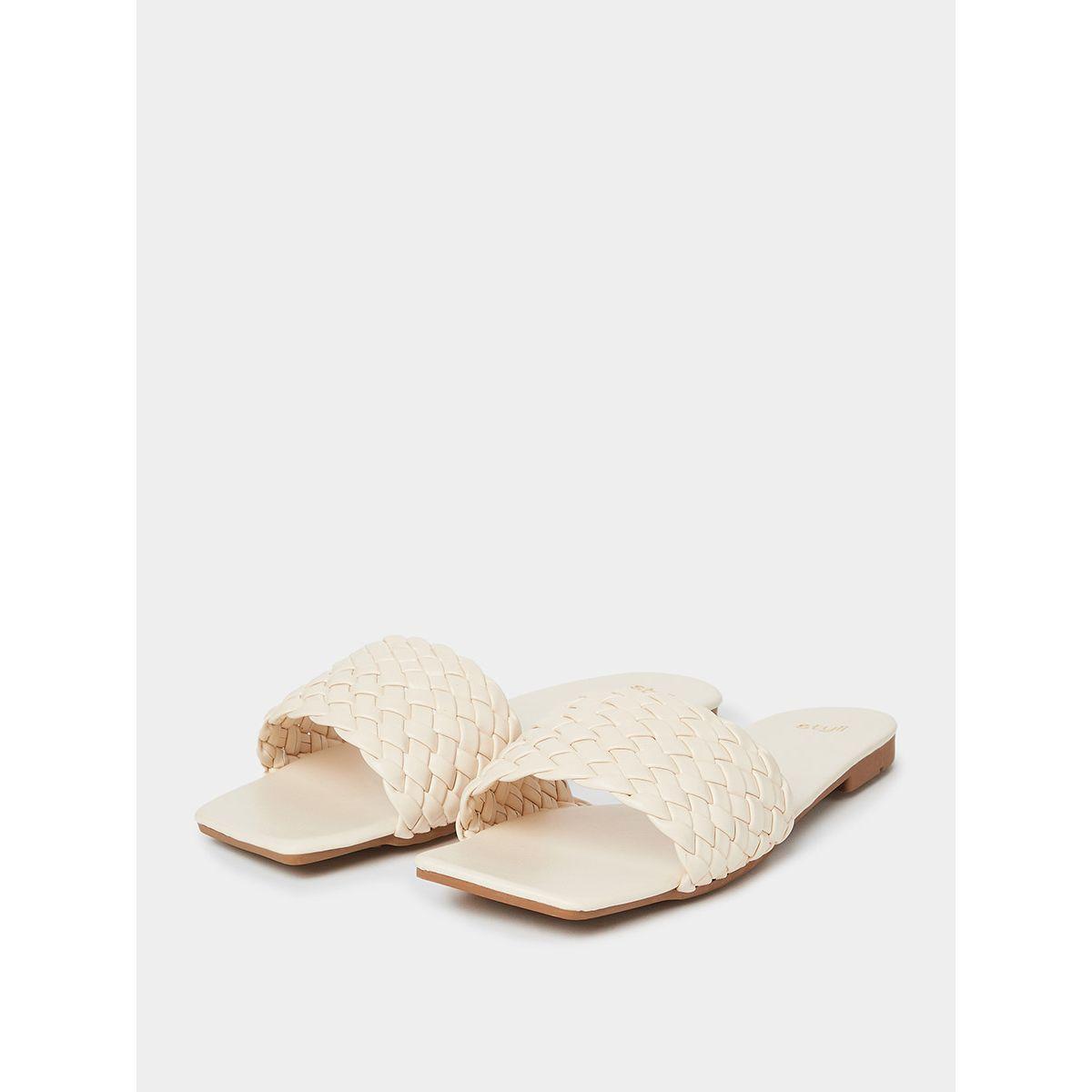 Styli Braided Strap Square Toe Flat Sandal-women-shoes-sandals-flats-image-3