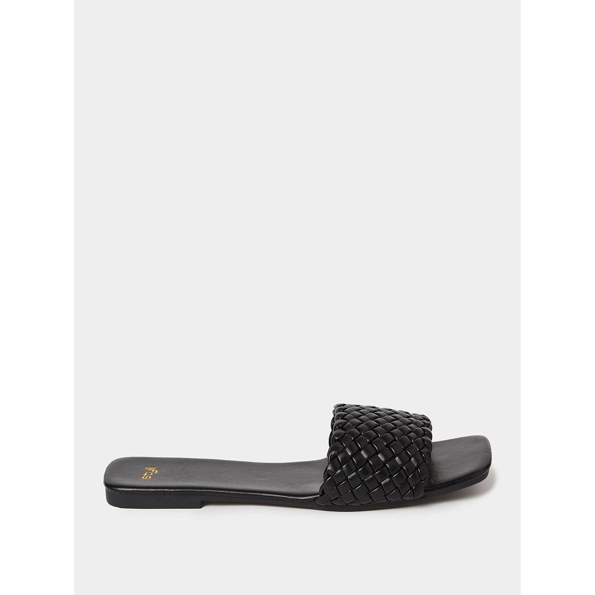 صندل فلات بسير مضفر-women-shoes-sandals-flats-image-6