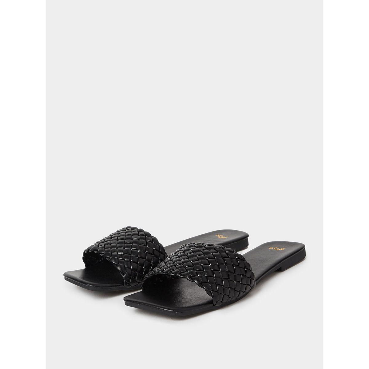 صندل فلات بسير مضفر-women-shoes-sandals-flats-image-5