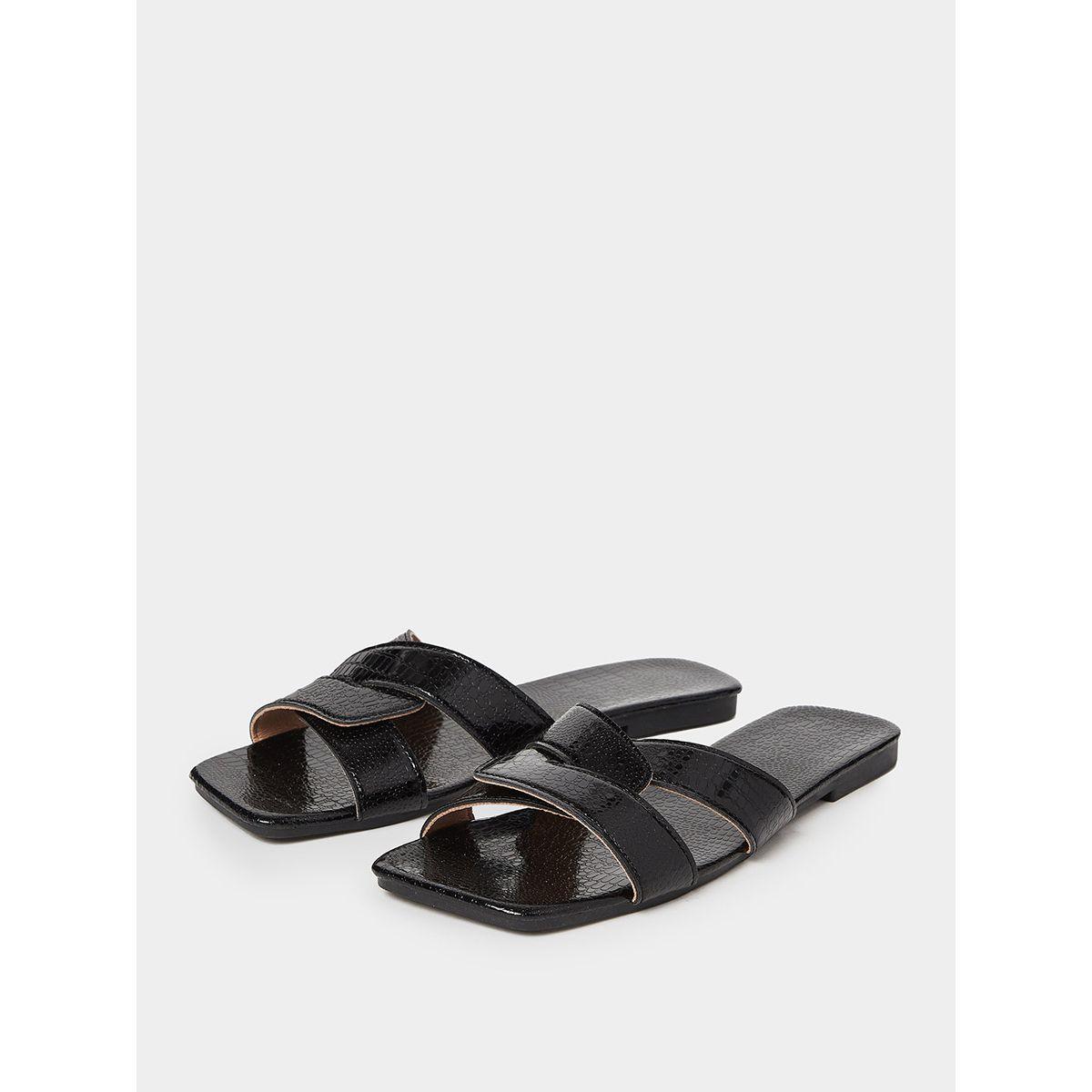 صندل فلات بسيور مزدوجة-women-shoes-sandals-flats-image-5