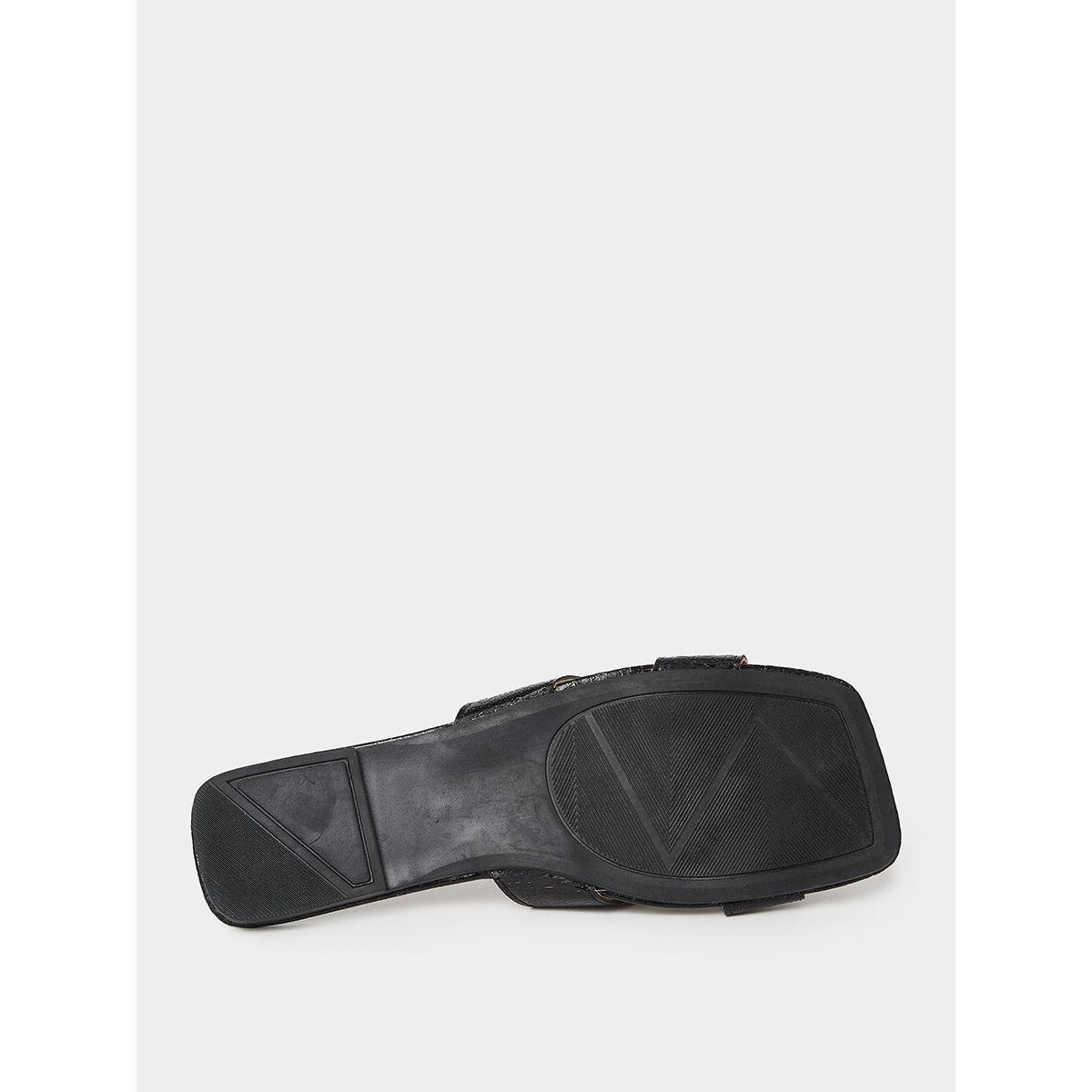 Styli Croc Texture Double Strap Flat Sandal-women-shoes-sandals-flats-image-7