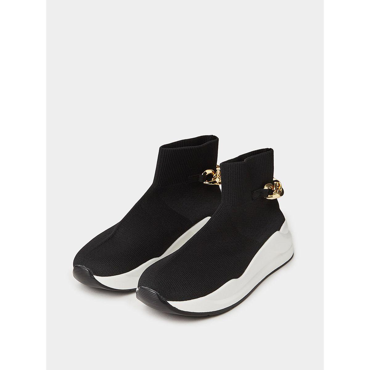 Styli Chain Detail High Cut Sneakers-women-shoes-sneakers-image-3