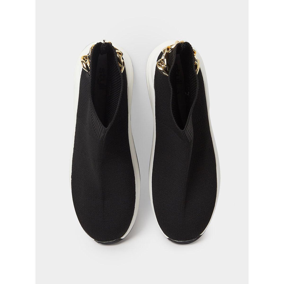 Styli Chain Detail High Cut Sneakers-women-shoes-sneakers-image-6