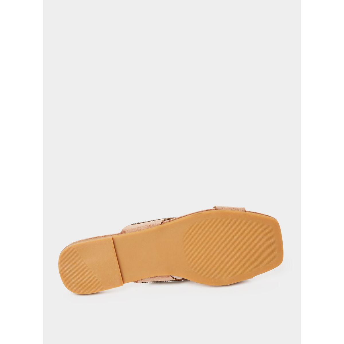 صندل فلات بسيور كروس-women-shoes-sandals-flats-image-7