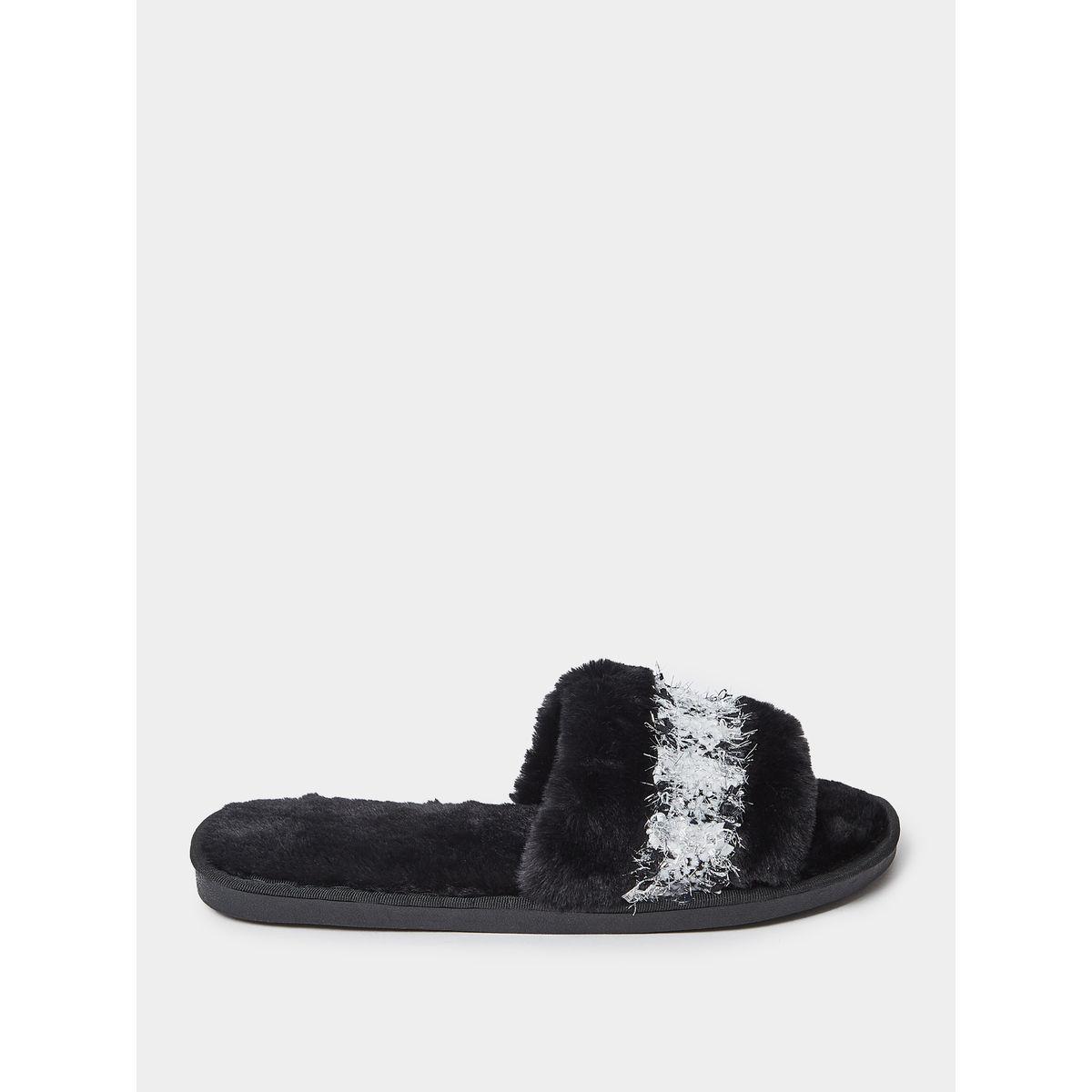 Styli Unwind Fluffy Bedroom Slippers-women-shoes-bedroomslippers-image-1