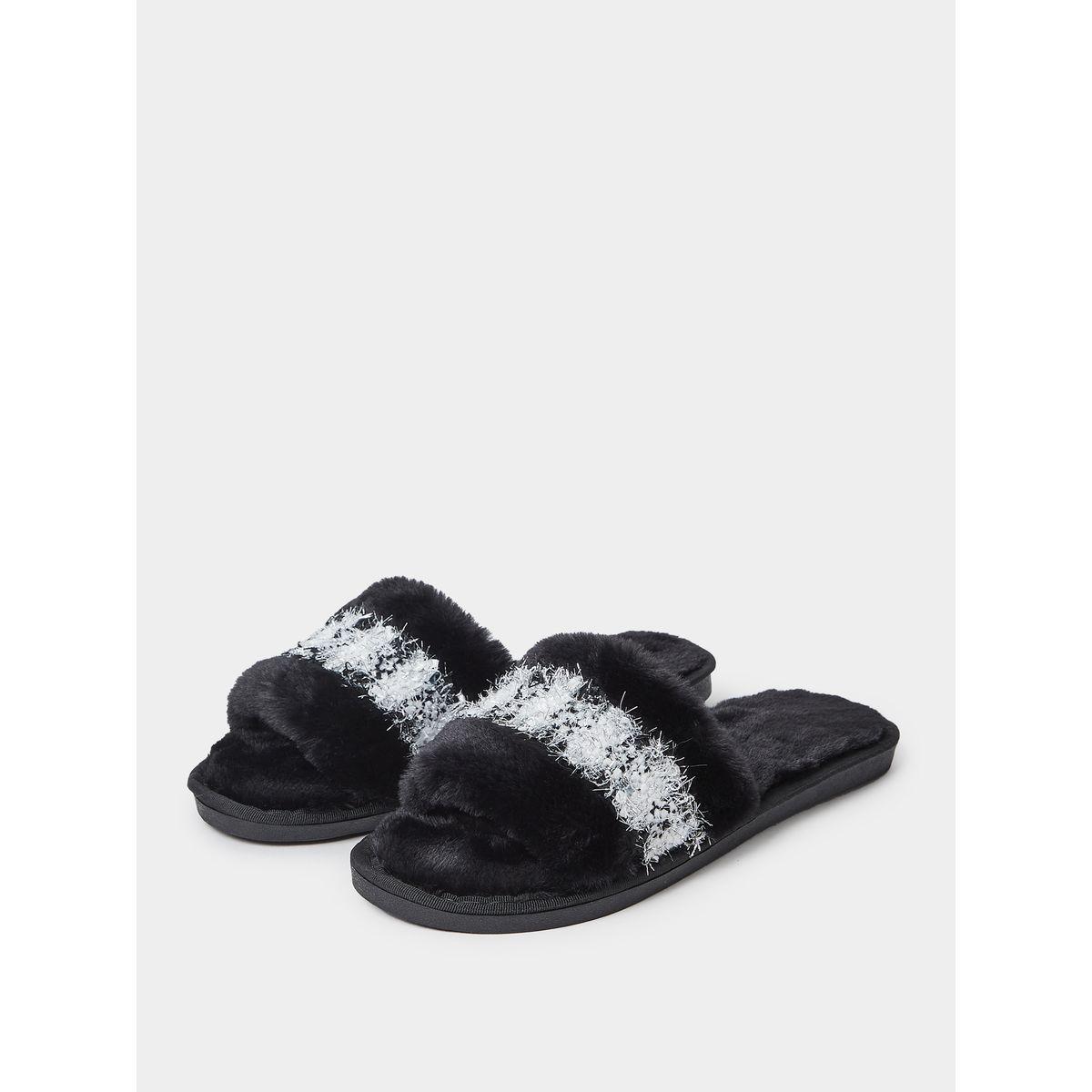 Styli Unwind Fluffy Bedroom Slippers-women-shoes-bedroomslippers-image-3