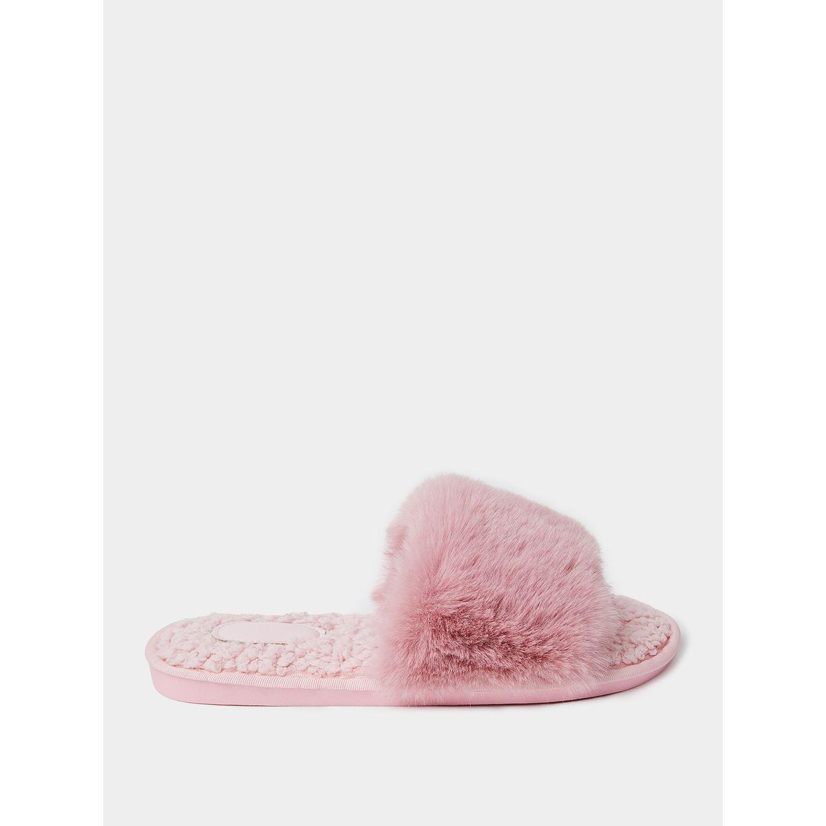 Styli Unwind Faux Fur Bedroom Slippers-women-shoes-bedroomslippers-image-1