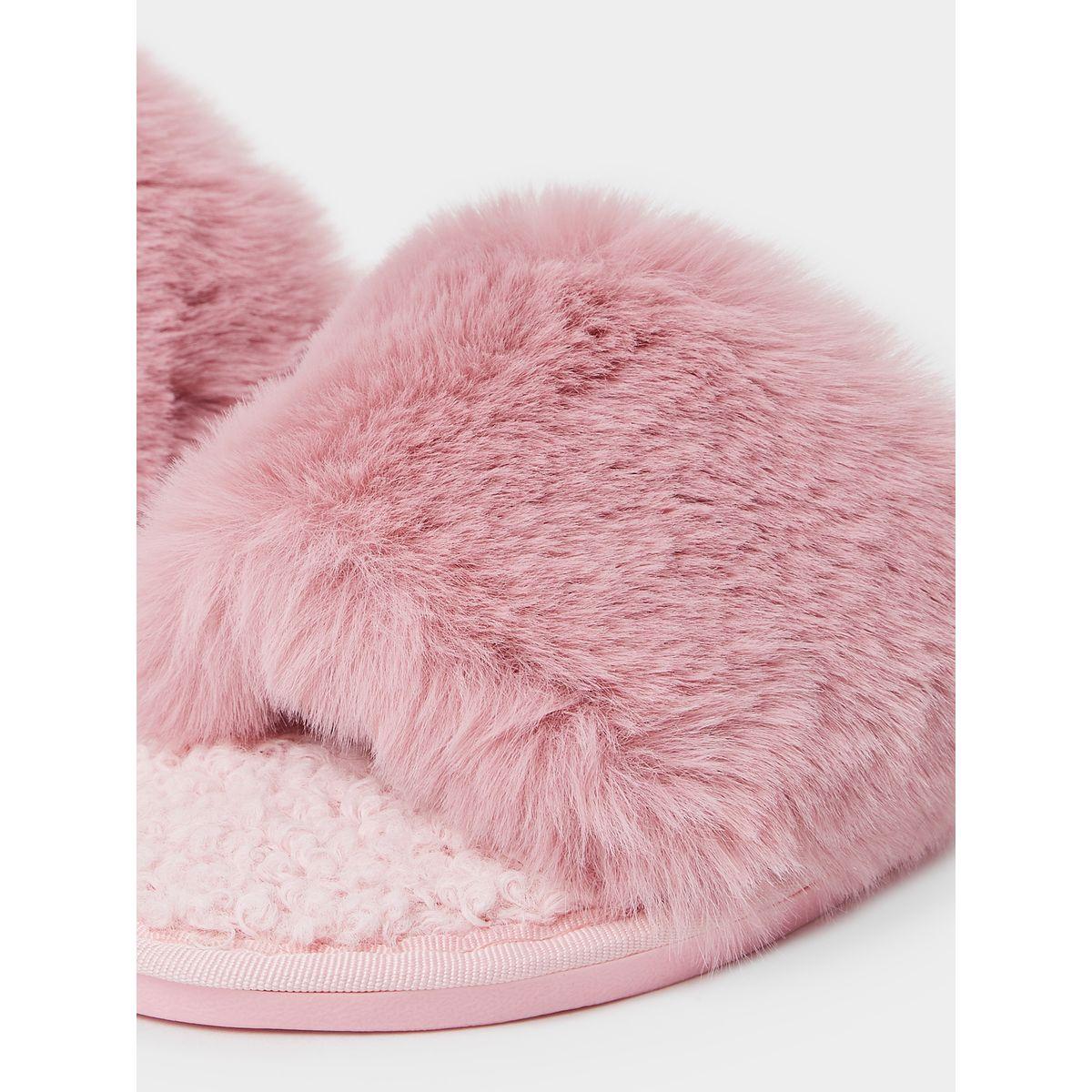 Styli Unwind Faux Fur Bedroom Slippers-women-shoes-bedroomslippers-image-5