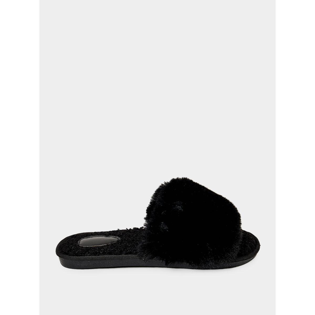 Styli Unwind Faux Fur Bedroom Slippers-women-shoes-bedroomslippers-image-1