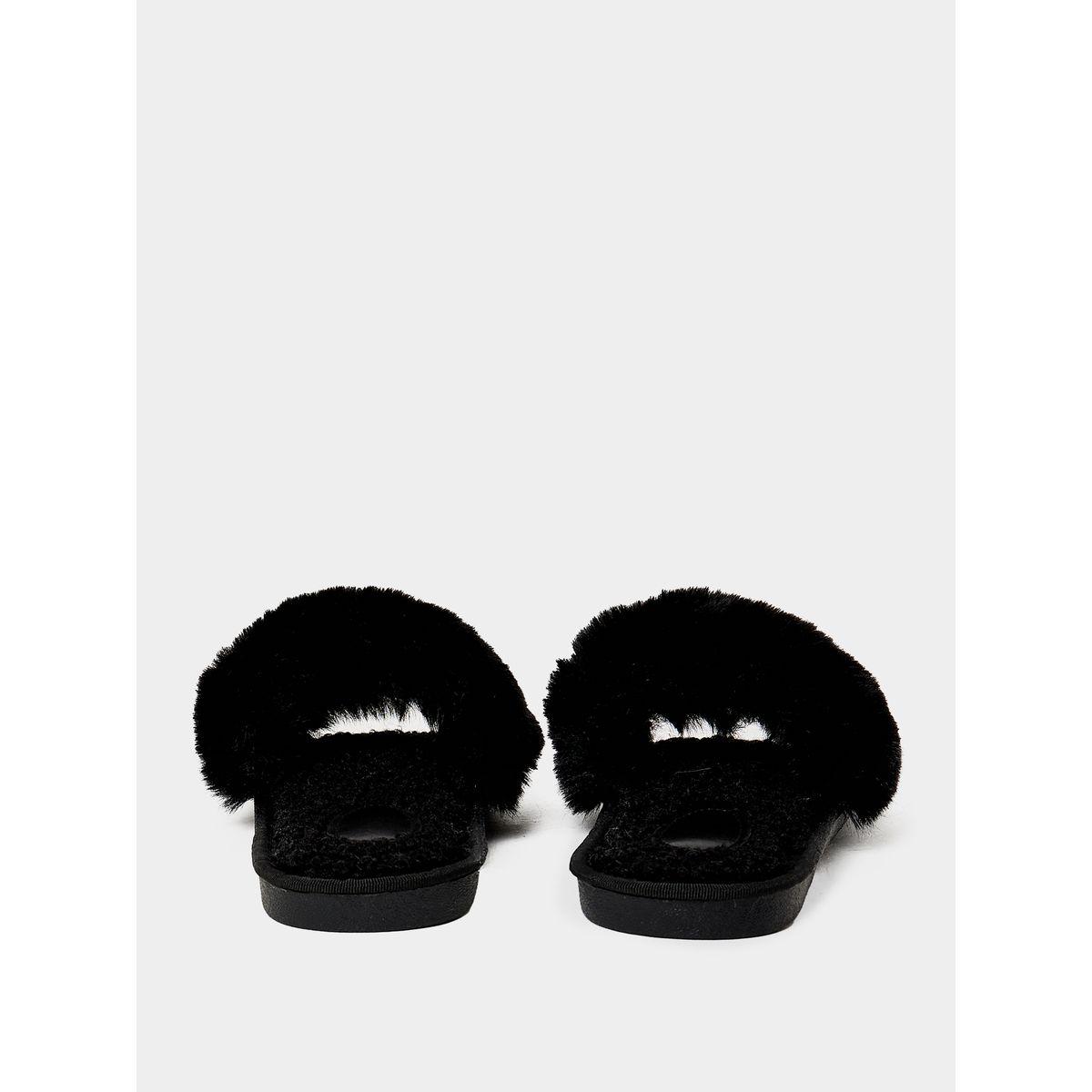 Styli Unwind Faux Fur Bedroom Slippers-women-shoes-bedroomslippers-image-4
