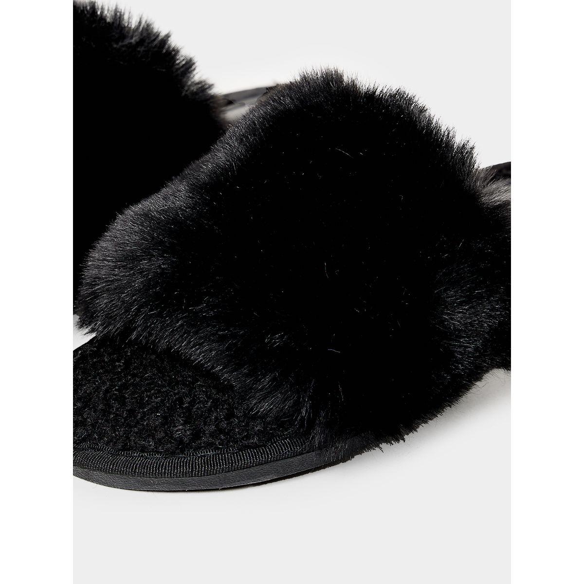 Styli Unwind Faux Fur Bedroom Slippers-women-shoes-bedroomslippers-image-5
