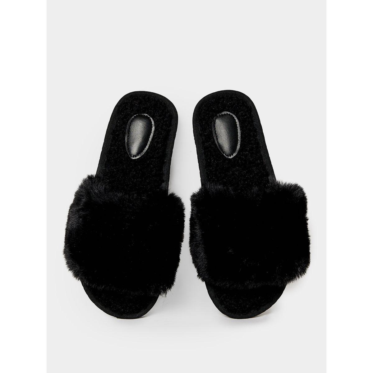 Styli Unwind Faux Fur Bedroom Slippers-women-shoes-bedroomslippers-image-6