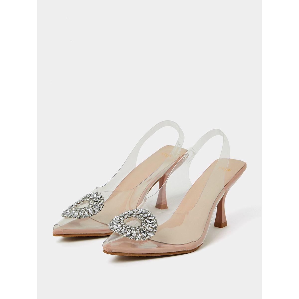 حذاء بكعب متوسط مزين بحلية-women-shoes-heels-image-2