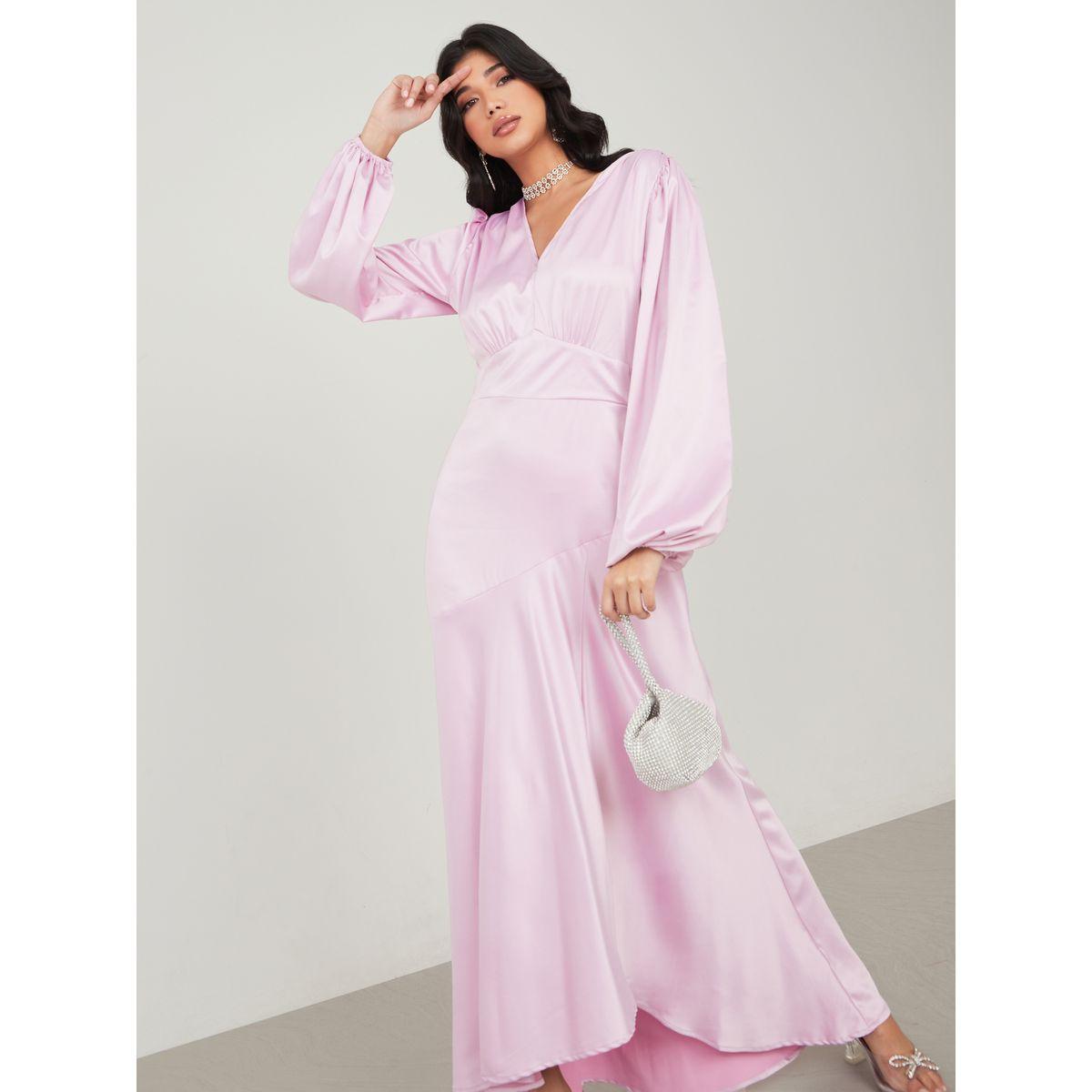 فستان طويل بحواف غير متماثلة الطول-women-clothing-dresses-image-2
