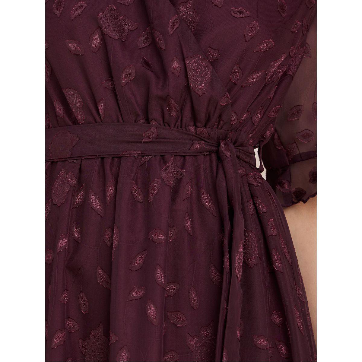 Styli Floral Jacquard A-Line Maxi Dress-women-clothing-dresses-image-3