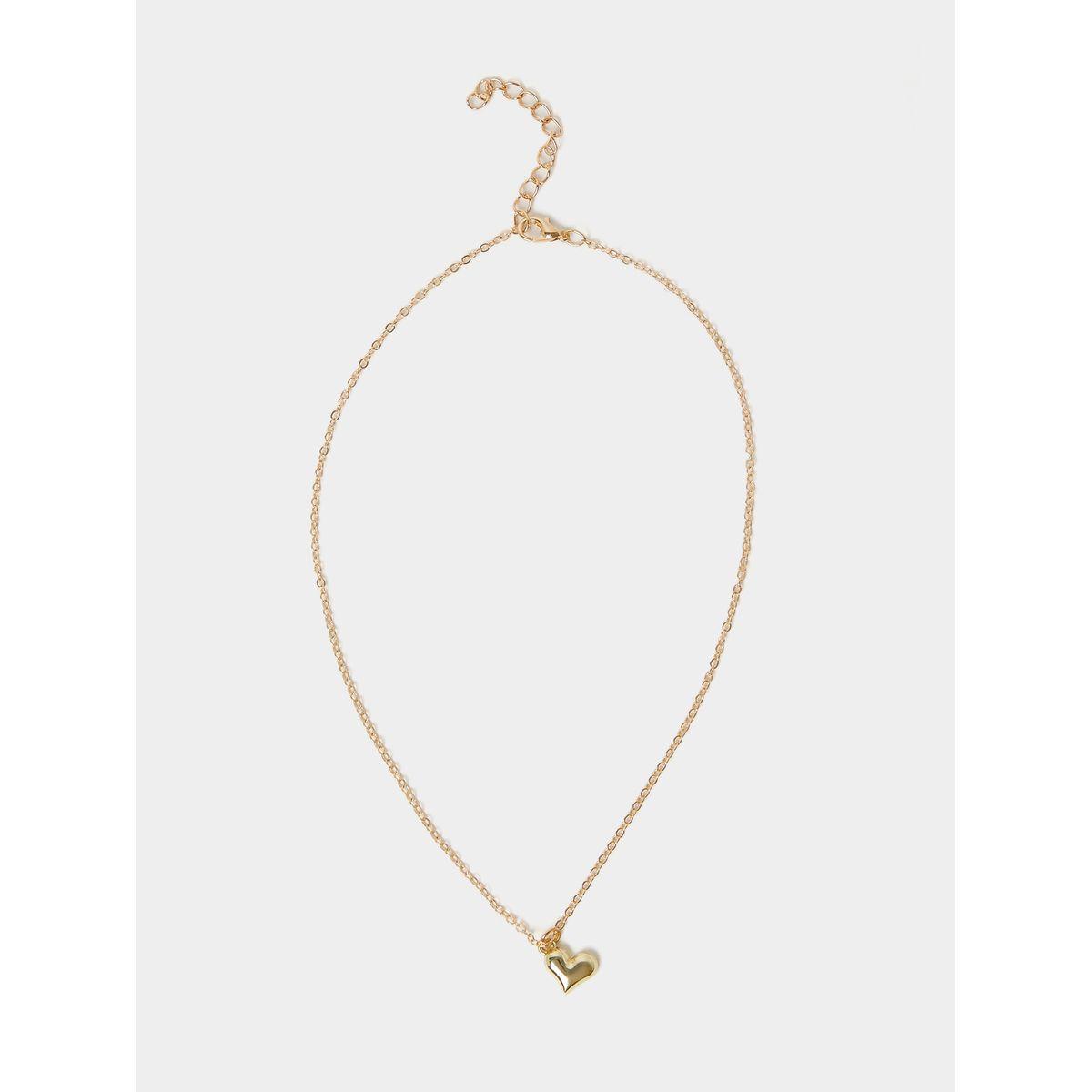 Styli Heart Drop Pendant Chain Necklace-women-watchesandjewellery-jewellery-necklacesandpendants-image-2