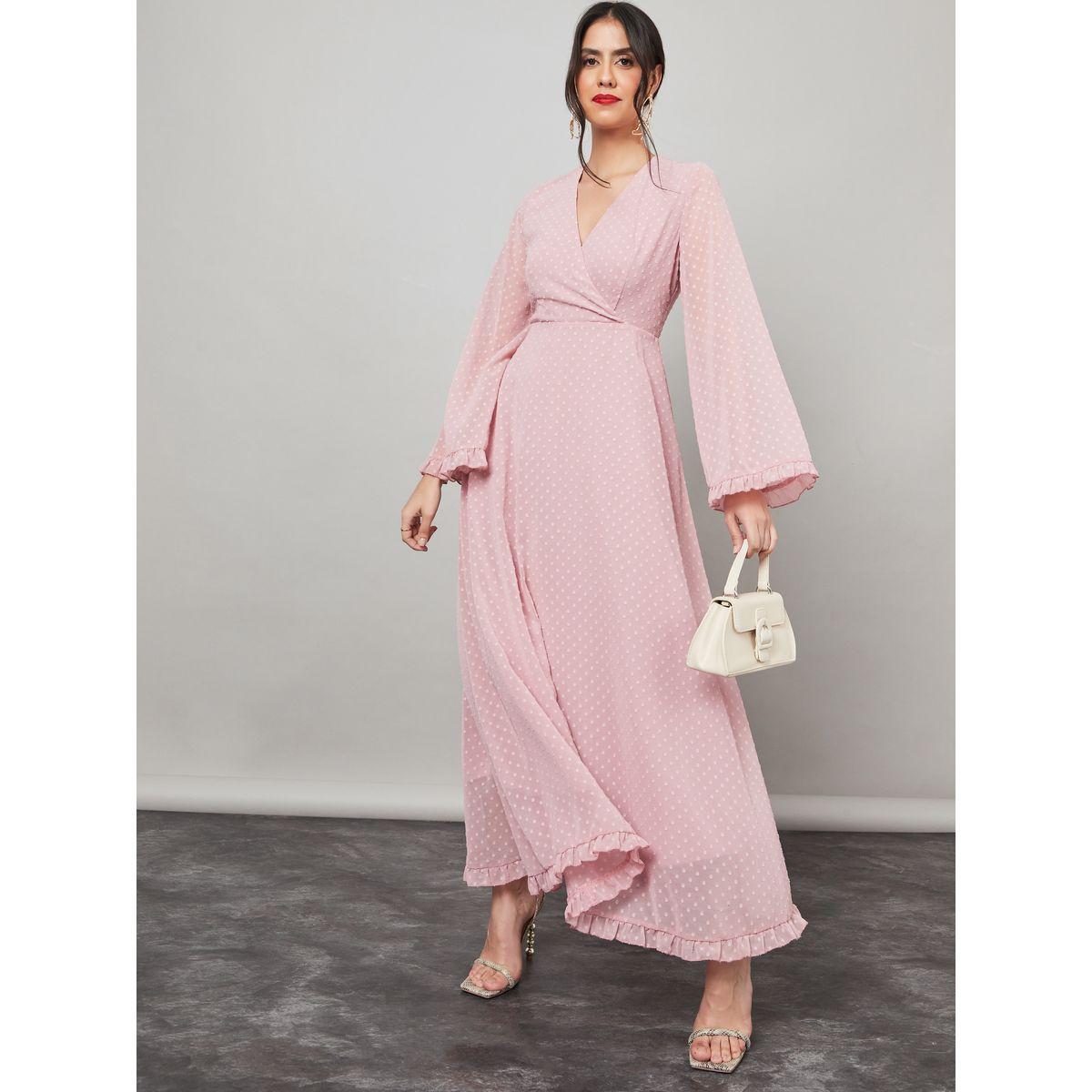 فستان طويل بنمط لف-women-clothing-dresses-image-1
