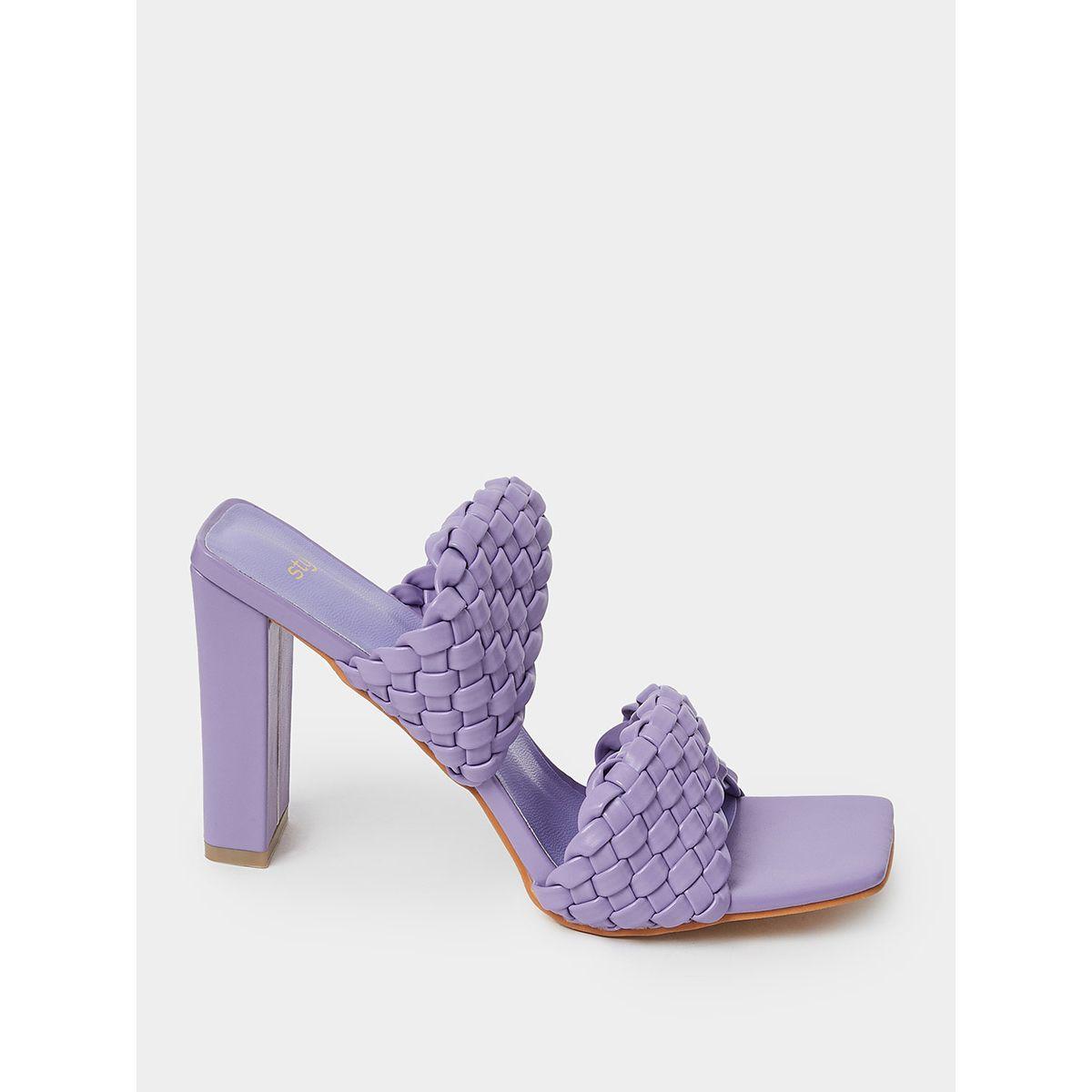 Styli Braided Double Strap Heel Sandal-women-shoes-heels-image-2