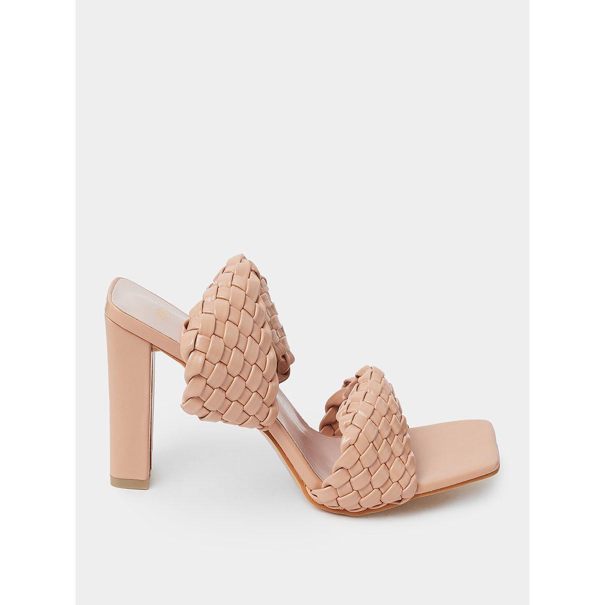 Styli Braided Double Strap Heel Sandal-women-shoes-heels-image-2