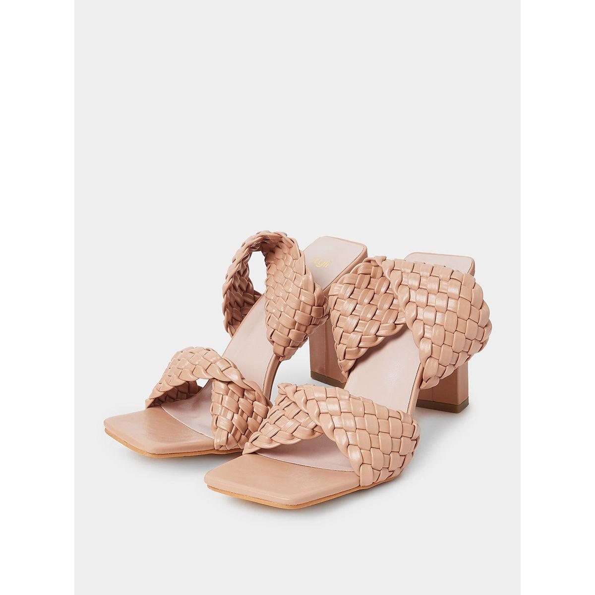 صندل بسيور بنمط مضفر-women-shoes-heels-image-3