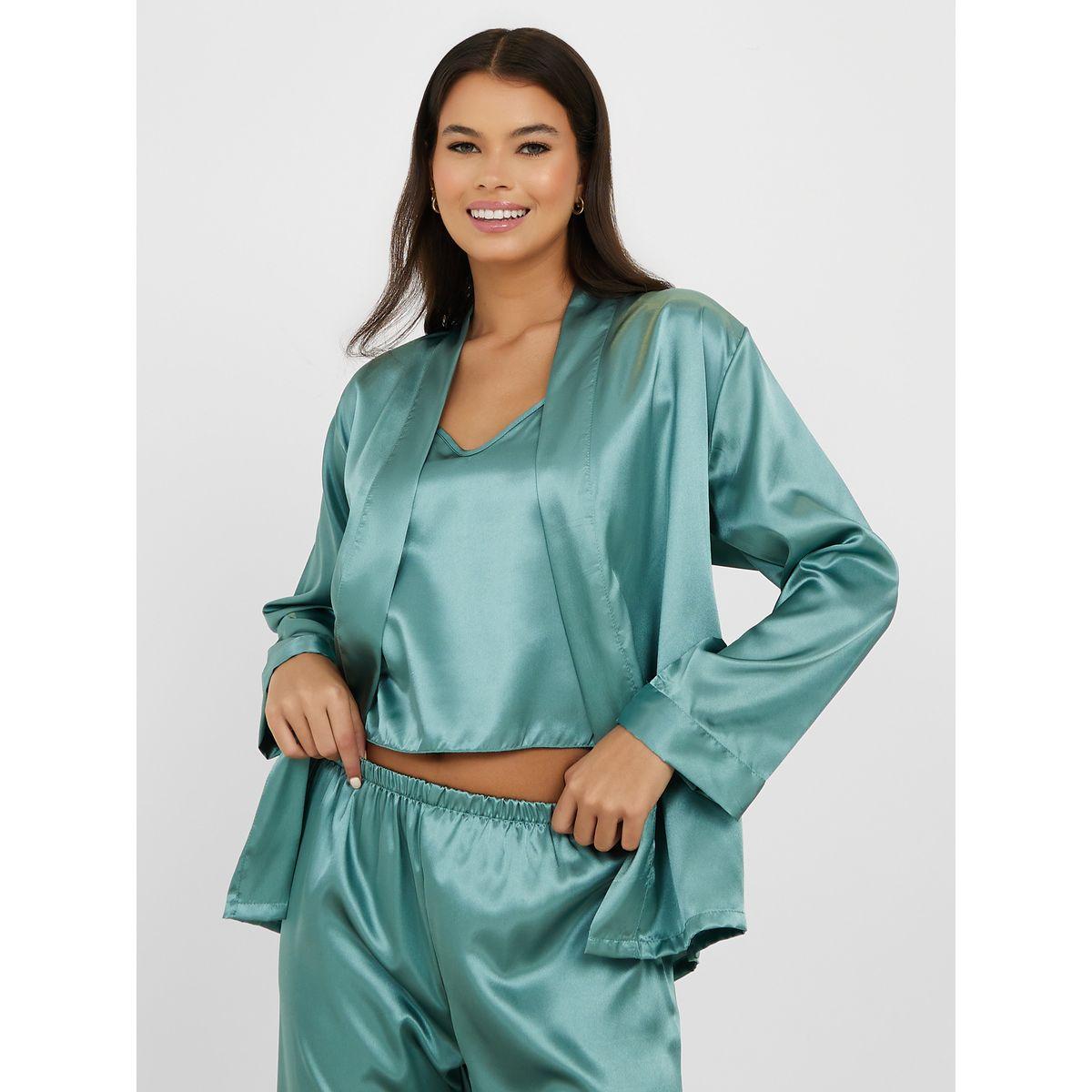 Styli Unwind Pack of 3 - Satin Cami, Pyjama & Robe-women-clothing-nightwear-pyjamas-longsets-image-3