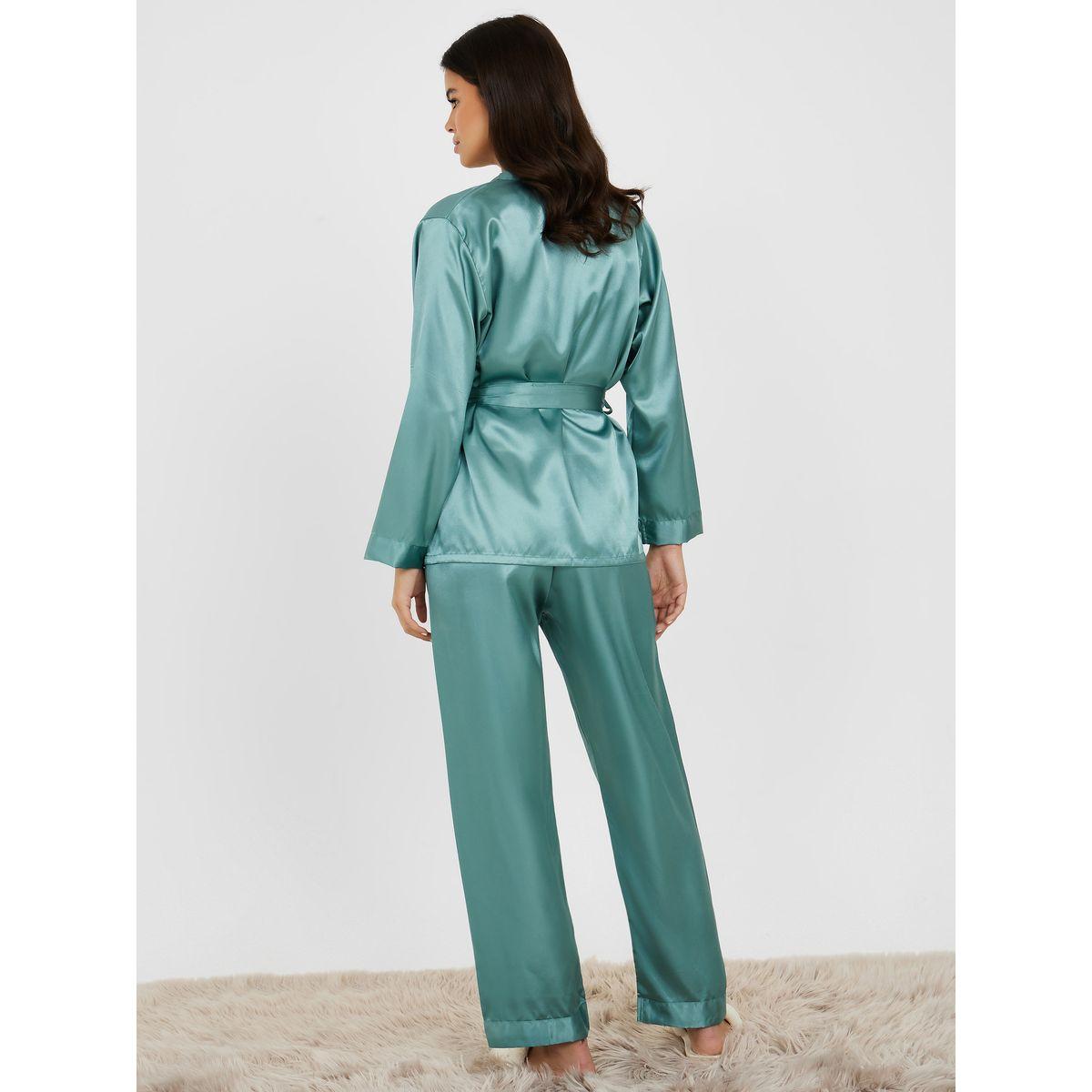 Styli Unwind Pack of 3 - Satin Cami, Pyjama & Robe-women-clothing-nightwear-pyjamas-longsets-image-8