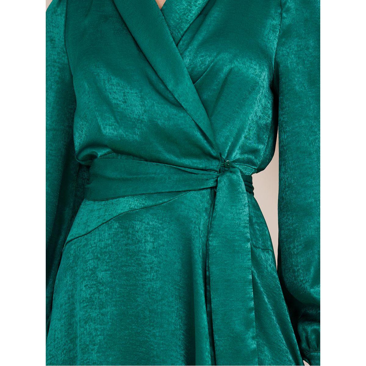 فستان ميدي ساتان بنمط لف-women-clothing-dresses-image-2