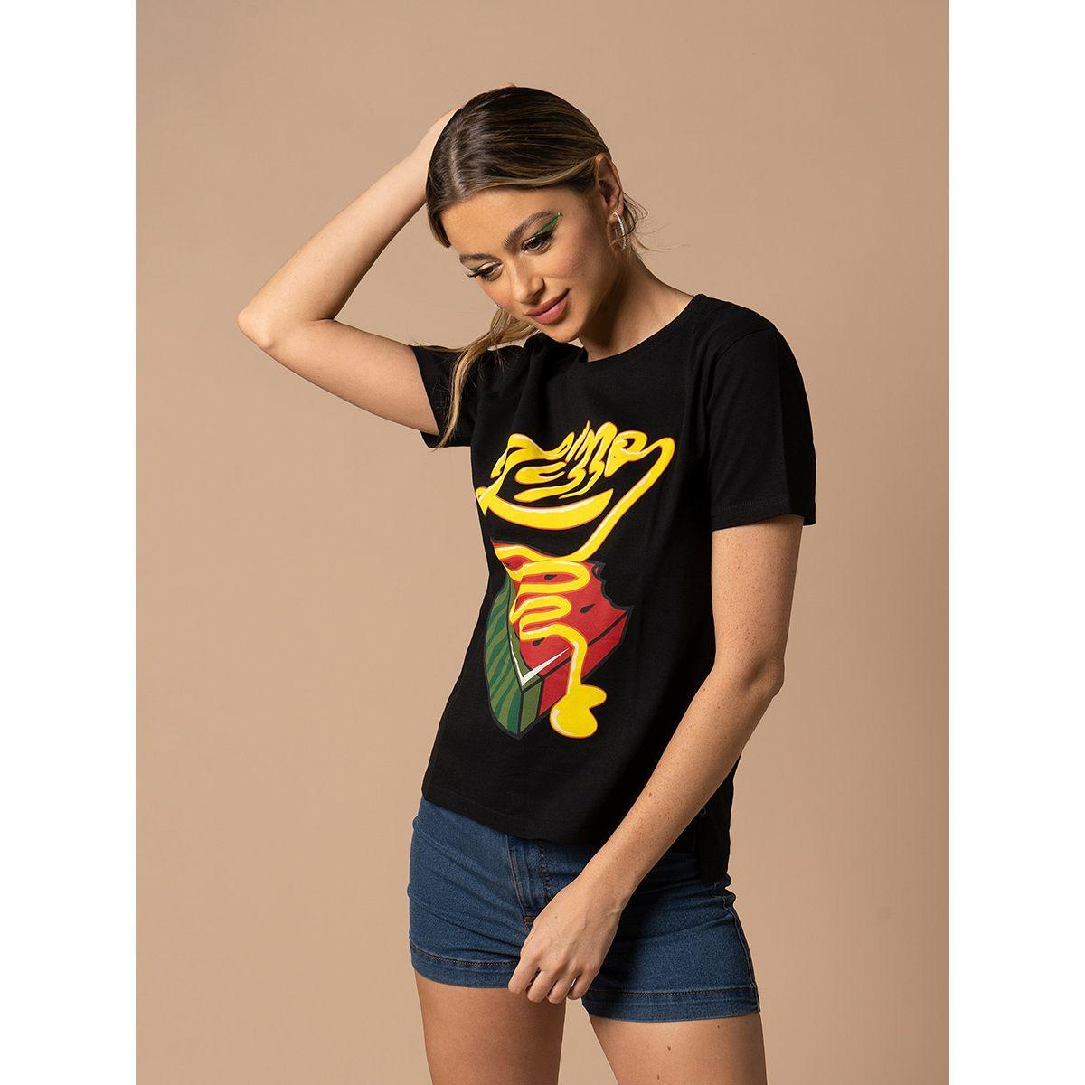 تيشيرت مطبع بطبعة جرافيك أوربان هُول × ستايلي-women-clothing-tshirts-image-2