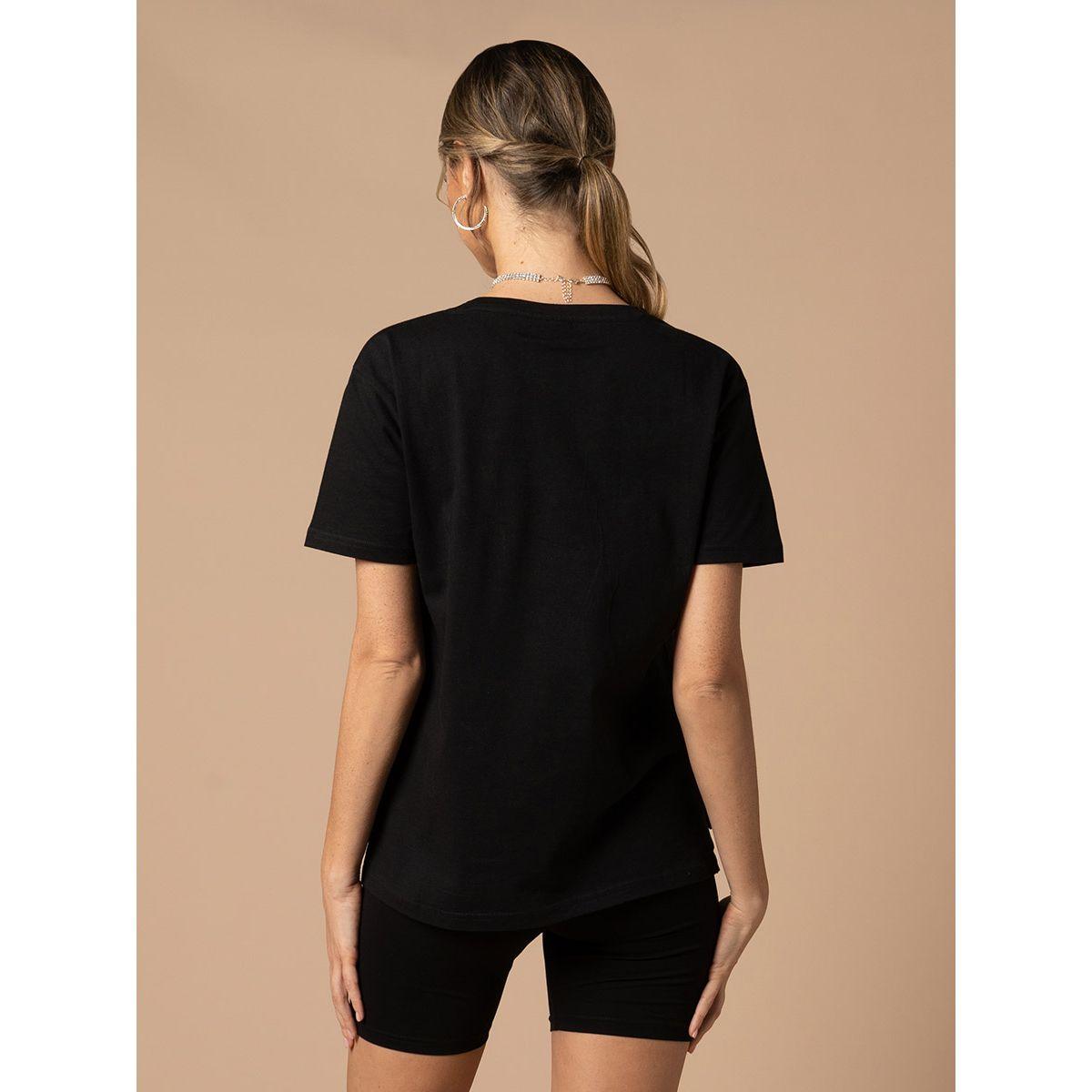 تيشيرت مطبع بكتابة فويل أوربان هُول × ستايلي-women-clothing-tshirts-image-3