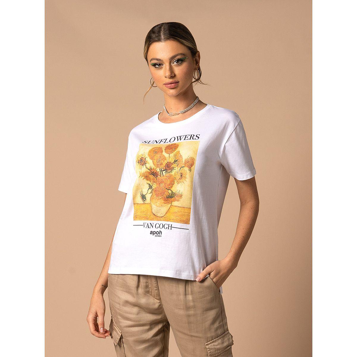 تيشيرت مطبع بطبعة جرافيك أوربان هُول × ستايلي-women-clothing-tshirts-image-1