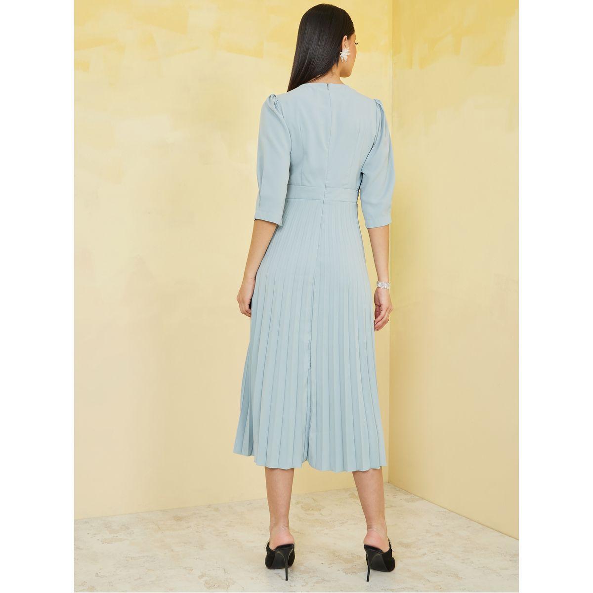 فستان ميدي ساتان بكسرات-women-clothing-dresses-image-4