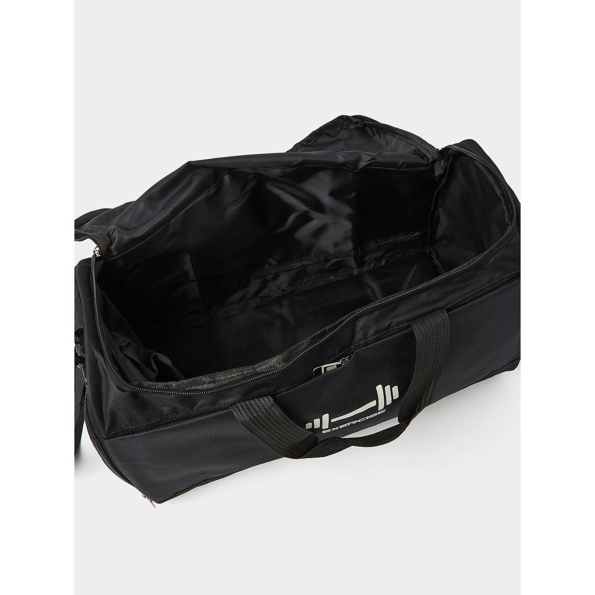 Styli Exercise Print Sports Bag with Zip Closure-women-bagsandwallets-handbags-image-4