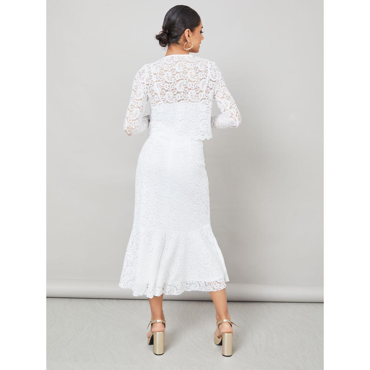 Styli Lace Insert Layered A-Line Midi Dress-women-clothing-dresses-image-4